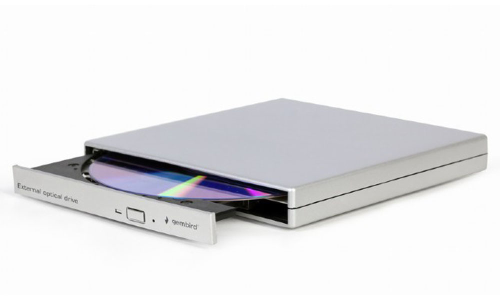Gembird DVD-USB-02-SV External USB DVD Drive Silver