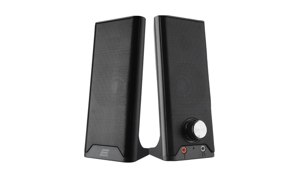 2E Personal Computer Speaker PCS203, 2.0, USB, Metal Black 2E-PCS203BK