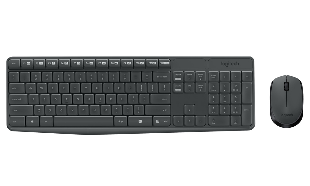 Logitech MK235 WIRELESS KEYBOARD AND MOUSE Russian Layout