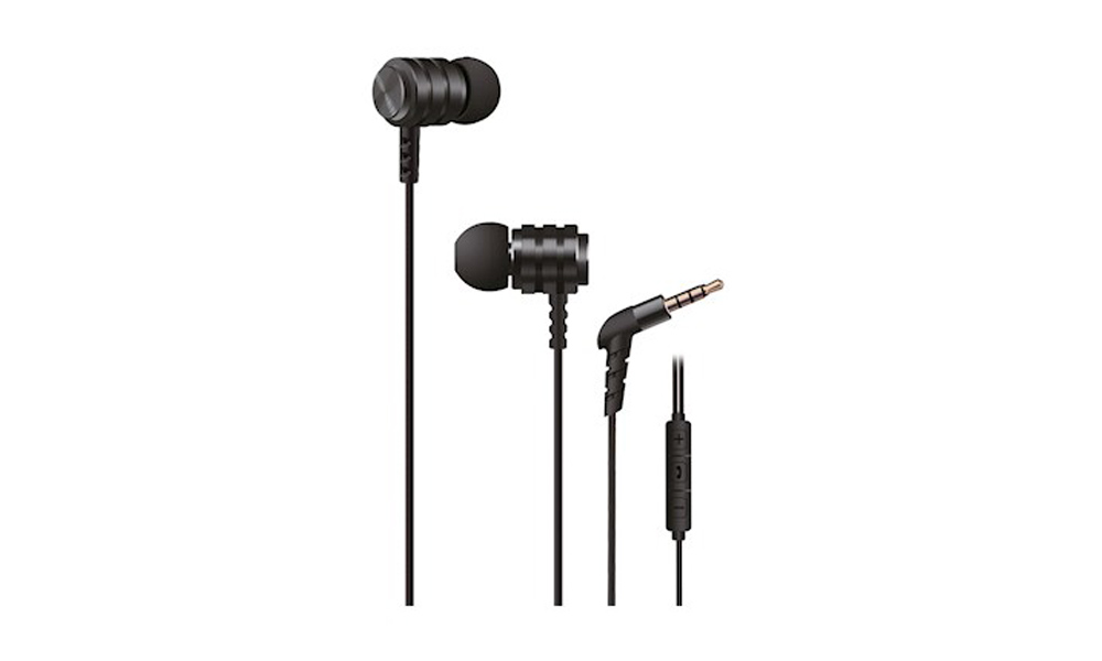 2E X1 Extra Bass with volume control switch&mic Wired Black 2E-IEX1BK