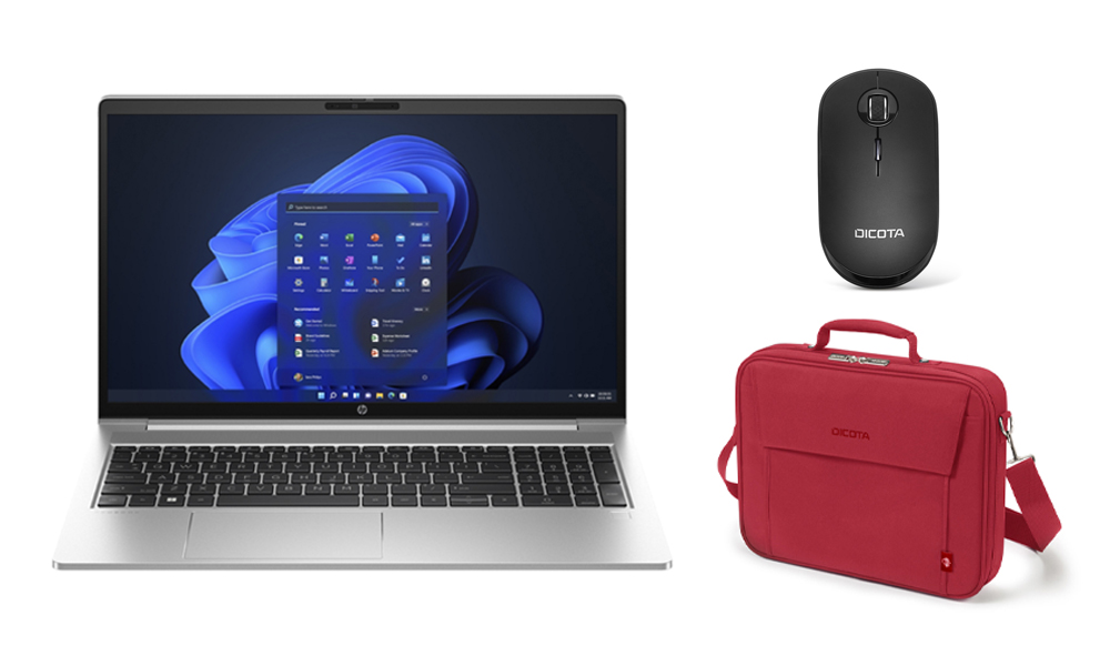 HP PB450G10 i5-1334U 15 16GB/512 PC/D31829 Wireless Mouse SILENT/Clamshell Case Eco Multi BASE 14-15.6 Red D30920-RPET-bandly 9G1R1ET/16810/17659