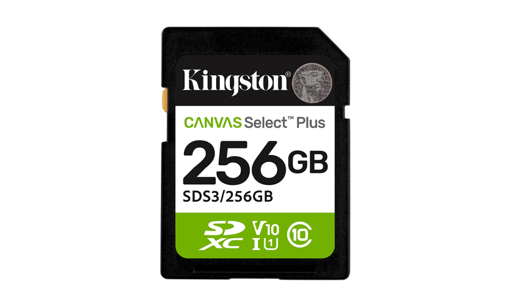 Kingston SD 256GB C10 UHS-I V10 R150MB/s SDS3/256GB
