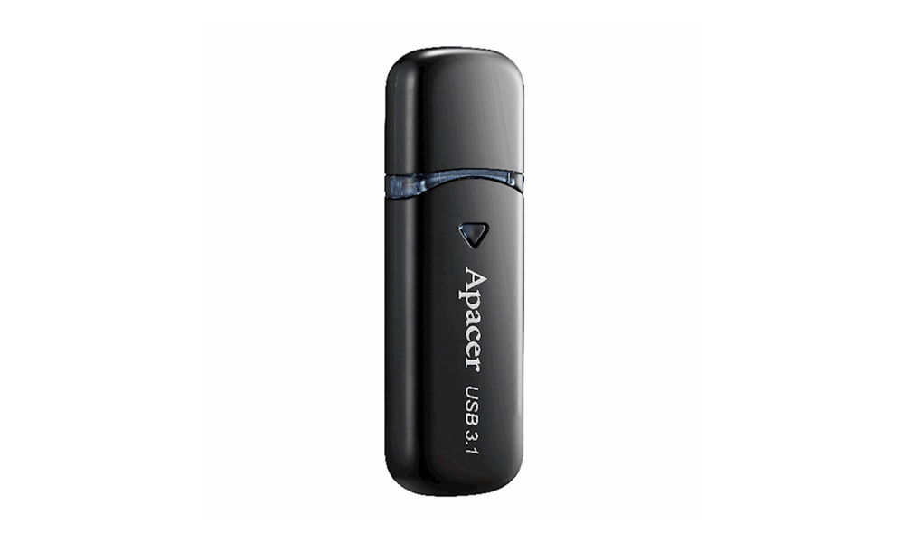 Apacer 64GB USB 3.1 AH355 Black AP64GAH355B-1