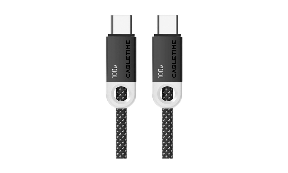 Cabletime CT-CM100-PBW2  USB C PD100W Cable 2M