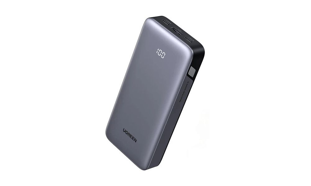 Ugreen PB532 (55989B), 20000mAh, Type-C, USB, Fast Charging Power Bank, Grey