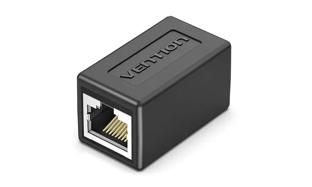 Vention IPVB0 Cat.6 FTP Keystone Jack Coupler Black