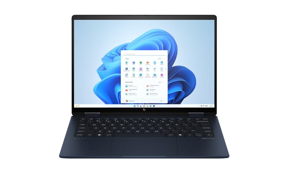 HP ENVY 14x360 OLED | 14-fc0005ci | Ultra 7-155U | 16GB 6400 LPDDR5 on-board | 512GB PCIe Gen4 Value | Intel Graphics | Touch/14.0 2.8K (2880x1800) OLED Brightview Lw BluLt 400 nits VRR 48-120Hz | OST W11H6 PLS | Athmospheric Blue - 5MP IR TNR B09J2EA