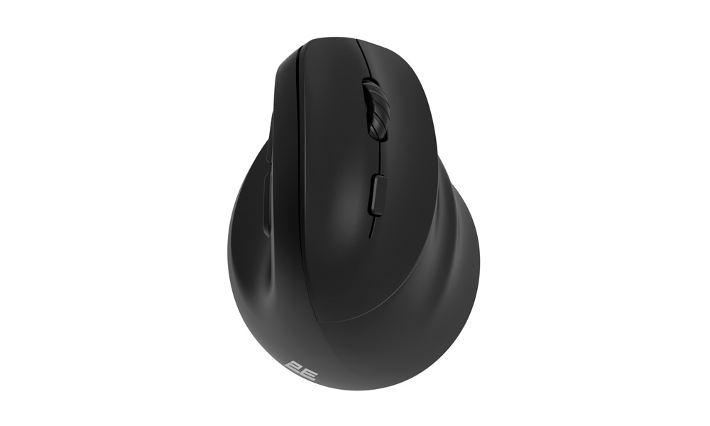 2E Mouse MF325 Silent, WL/BT, vertical, black 2E-MF325WBK