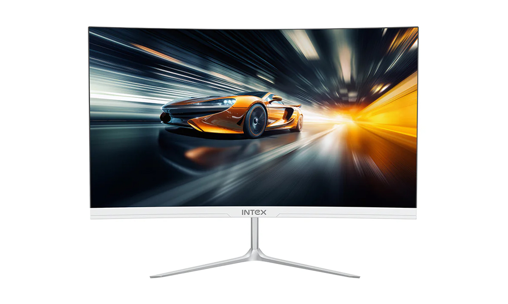 INTEX MONITOR CURVE 27", IT-2402-,White frameless design White FHD/IPS 1920x1080 IPS 5ms 100Hz