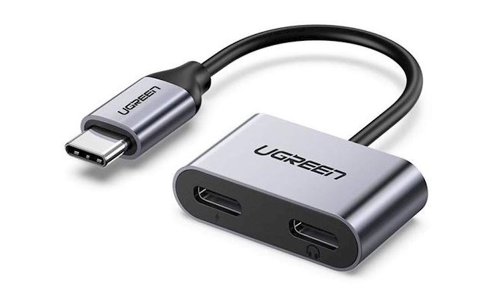 Ugreen CM232 (60165) Type-C USB-C One-Two Converter, Gray