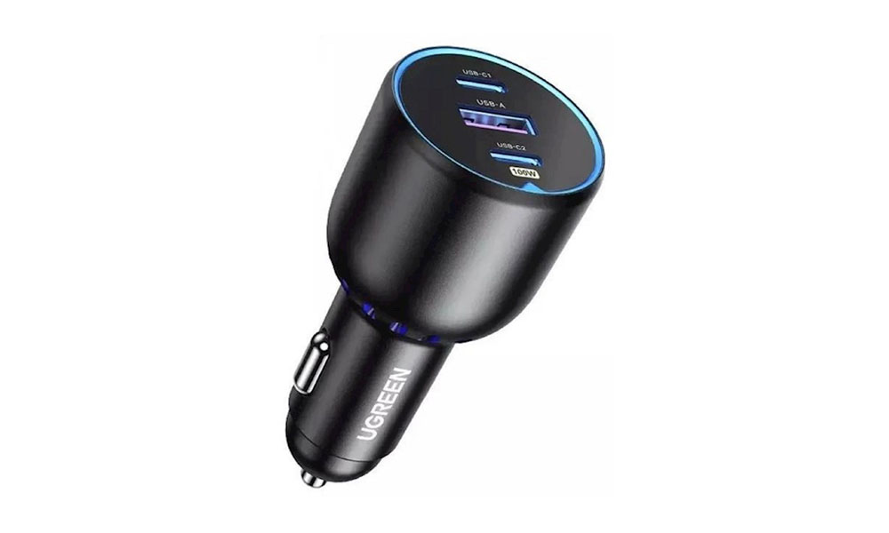 Ugreen CD293 (90413), 130W, USB, 2xUSB-C, Black