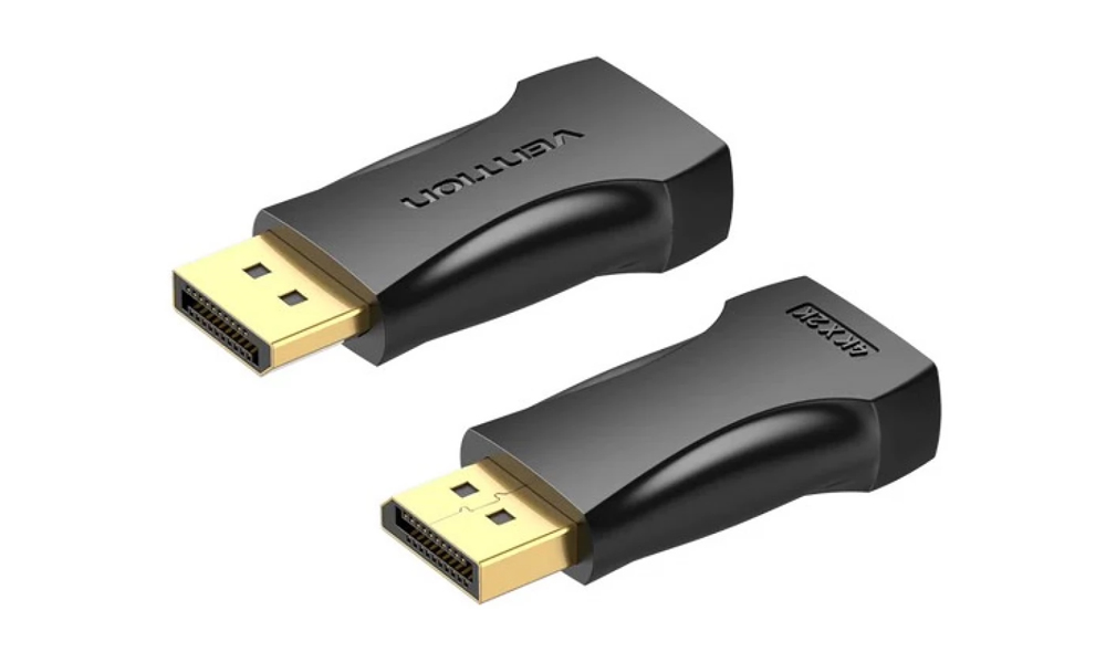Vention HBPB0 DisplayPort Male to HDMI Female 4K Adapter Black (DP TO HDMI)