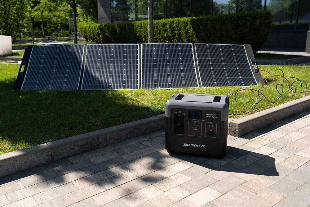 2E Power Station Syayvo 2400W/2560Wh, WiFi/BT, Parallel System, Fast Charging 2E-PPS24256