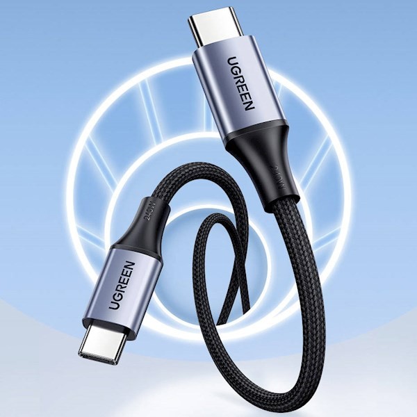 Ugreen US535 (90440), Type-c to Type-c USB-C To USB-C, 2m, Black