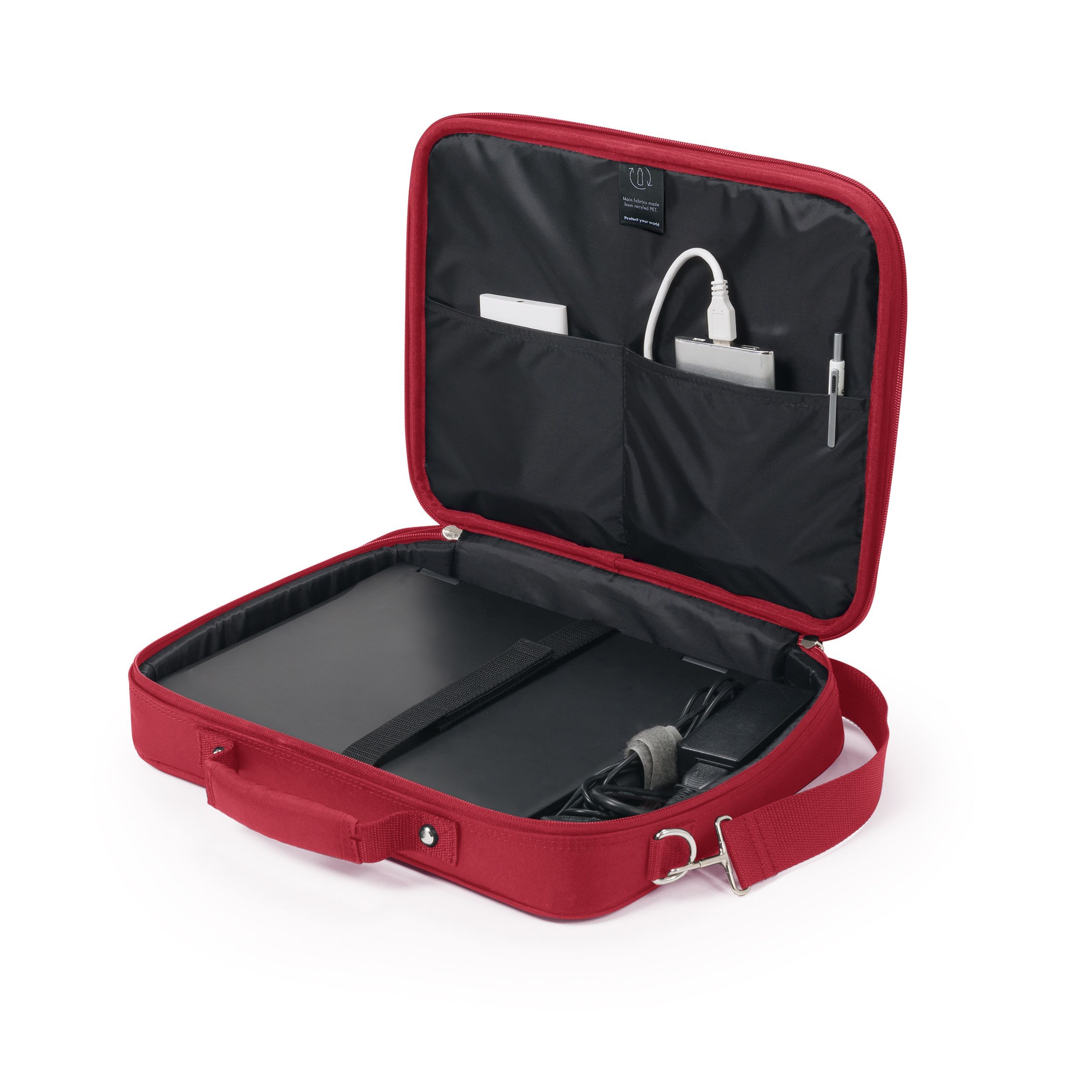 Dicota Clamshell Case Eco Multi BASE 15-17.3 Red D30917-RPET
