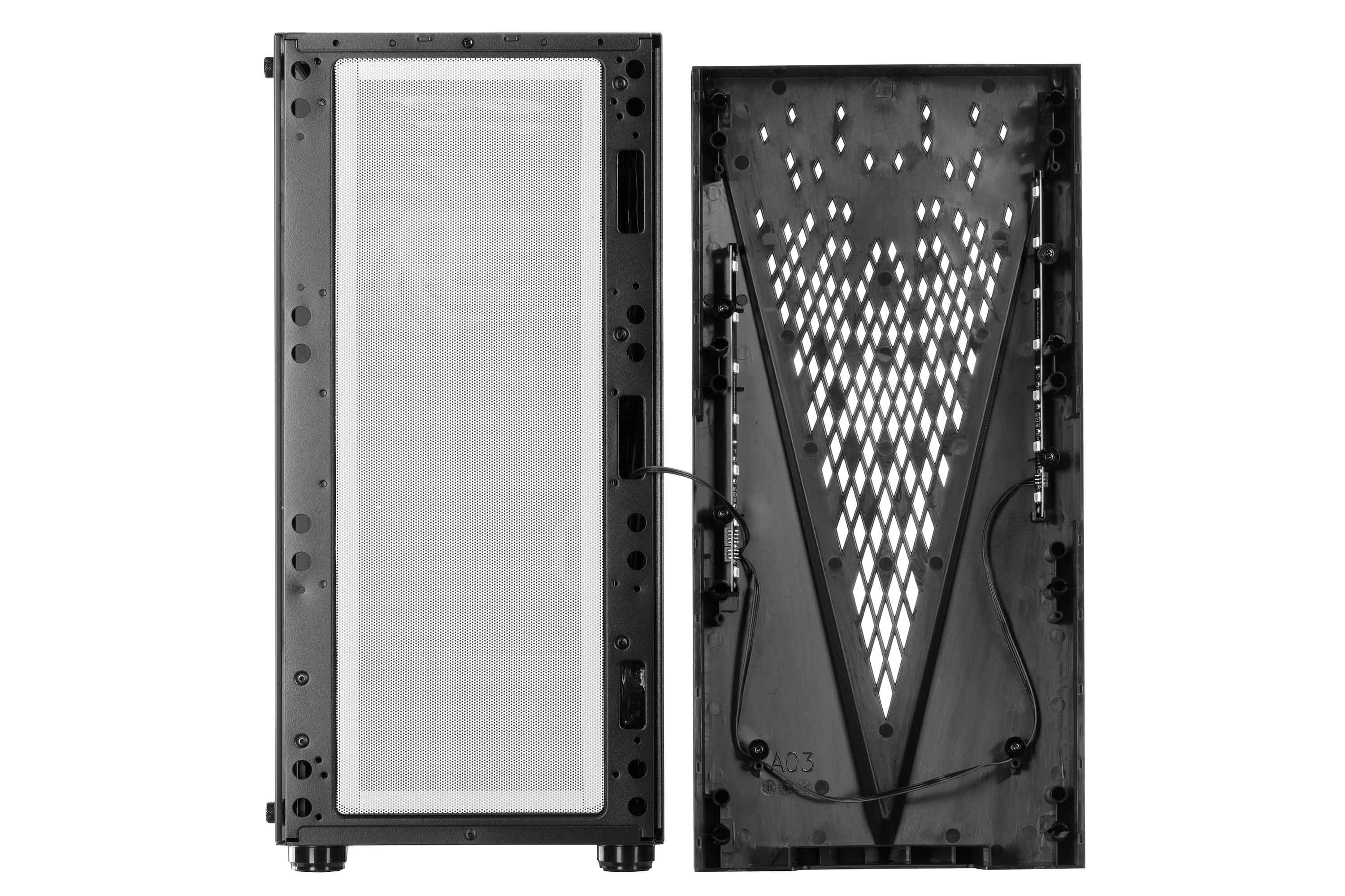 2E GAMING PC case Galaxy G2055 without PSU, 2xUSB3.0, 1xUSB2.0, 3x120mm ARGB, VGA 345mm, LCS ready, HUB, TG Side Panel, ATX, black 2E-G2055