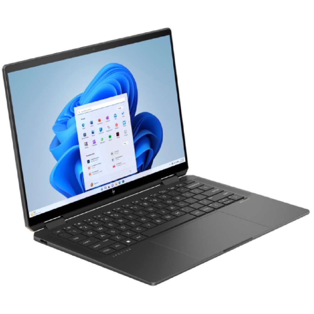 HP Spectre x360 OLED | 14-eu0003ci | Ultra 7-155H | 16GB 7467 LPDDR5X on-board | 1TB PCIe Gen4 | Intel Arc Graphics | Touch/14.0 2.8K (2880x1800) OLED AR Low Blue Light 400 nits VRR 48-120Hz | OST W11H6 ADV SL | Nightfall Black - FPR - 9MP IR TNR A19GJEA