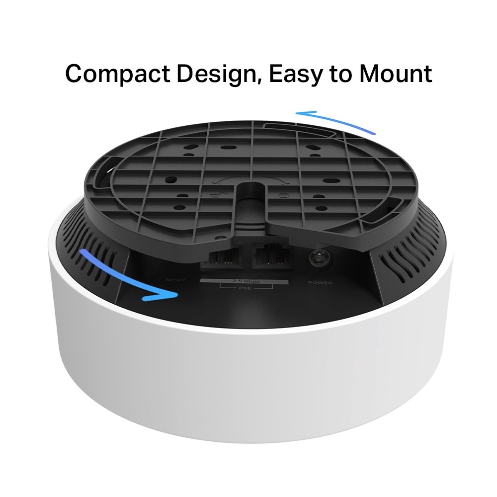 TP-Link, Deco X50-PoE(3-pack), Ceiling-Mount AX3000 Whole Home Mesh Wi-Fi 6 System with PoE