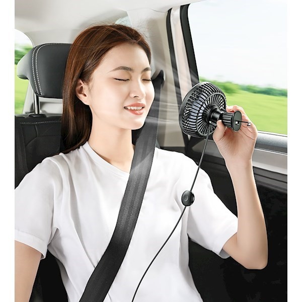 Ugreen LP436 (10421) Air Vent Car Electric Fan, Black