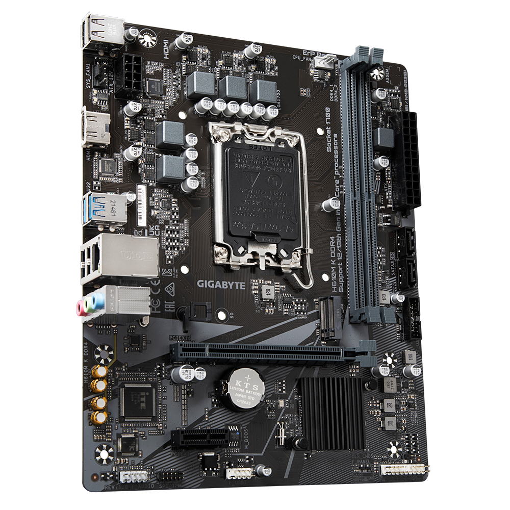 Gigabyte H610M K DDR4 2DDR4 LGA1700