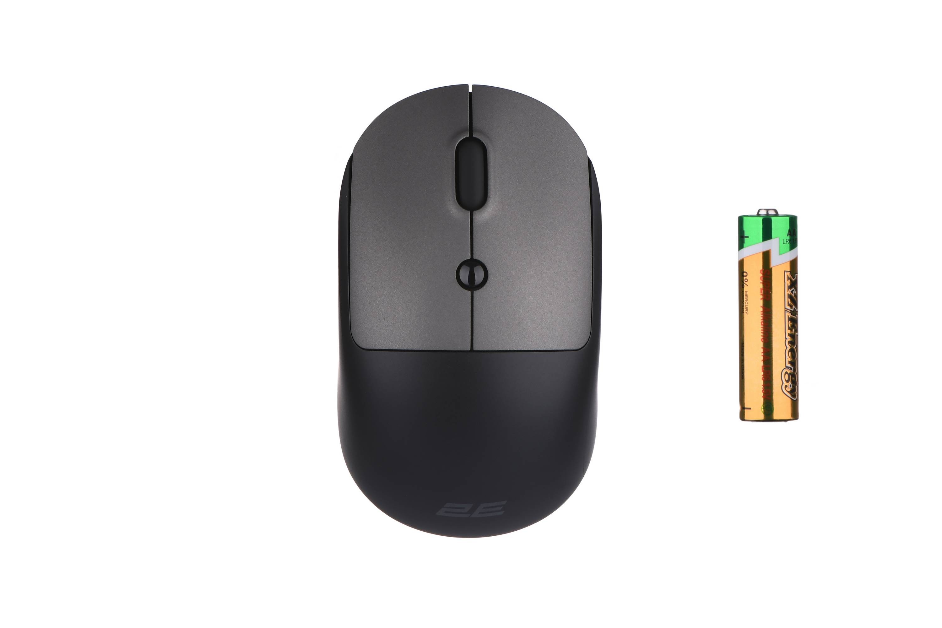 2E Mouse MF218 Silent, WL/BT, black-grey 2E-MF218WBG