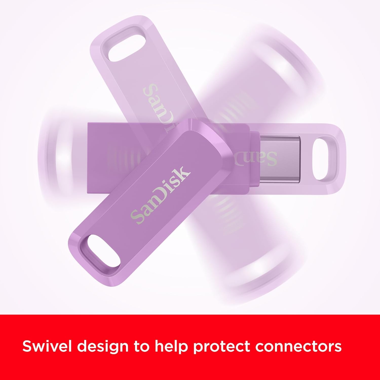 USB Flash Drive/ 256GB/ SanDisk Ultra Dual Drive Go USB Type-C™ - 256GB (Lavender)
