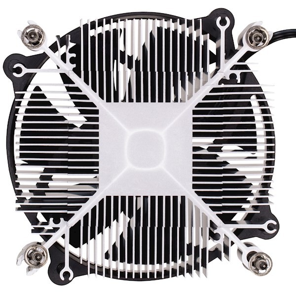 2E CPU cooling system CX10384, LGA1700, 1366, 1200, 115X, 4pin PWM, TDP 65W 2E-CX10384