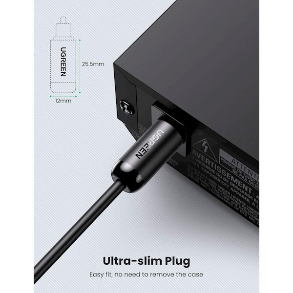 Ugreen AV122 (70892) Toslink Optical Audio Cable 2m (Black)