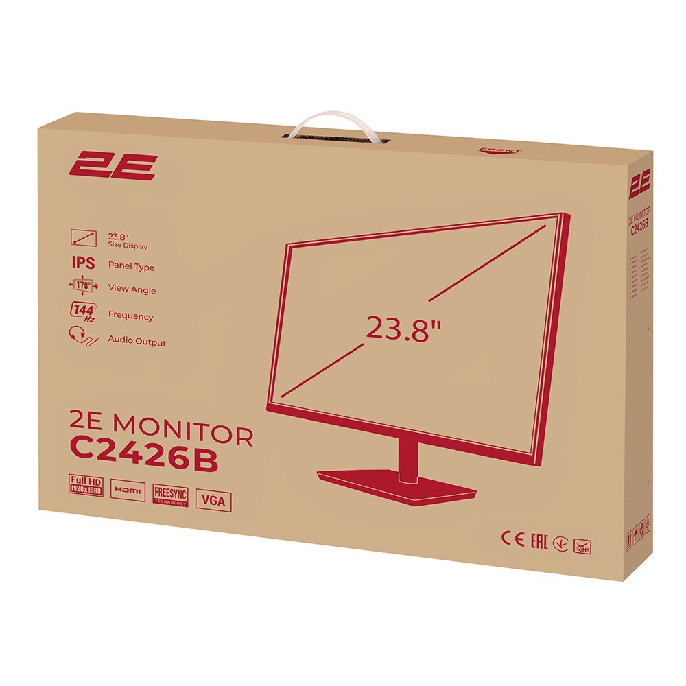 2E 23.8" C2426B D-Sub, HDMI, IPS, 144Hz, FreeSync