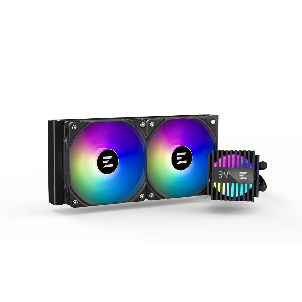 Zalman LCS Alpha 2 A24 ARGB, LGA1700, 1200, 115x, AM5, AM4, TDP 320W, black ALPHA2A24BLACK