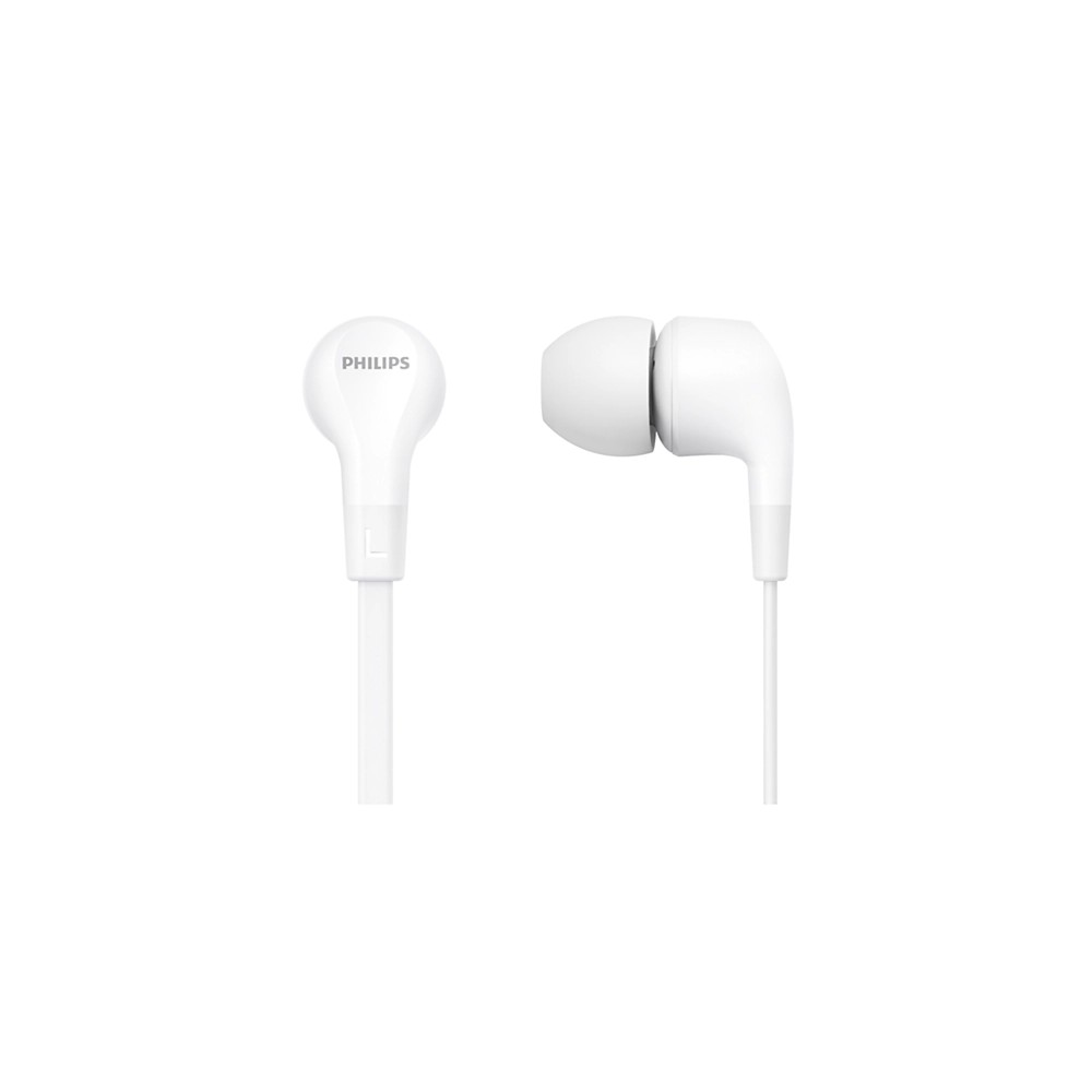 Philips TAE1105 In-ear Mic White Headphones TAE1105WT/00