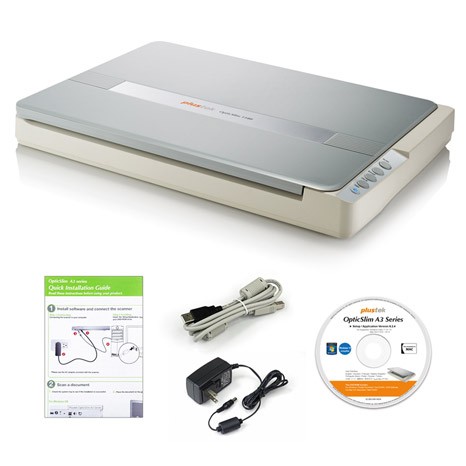 Plustek OPTICSLIM 1180, A3+ FLACHBETTSCANNER CIS