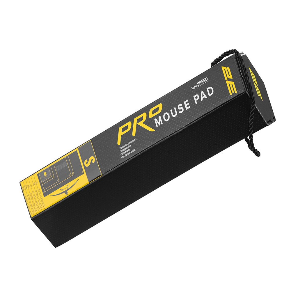 2E GAMING Mouse Pad PRO Speed, S (270x215x3mm), black 2E-SPEED-S-BK-PRO