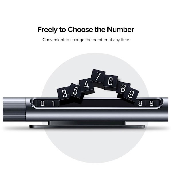 UGREEN LP151 (50722) Temporary Parking Card Space Gray