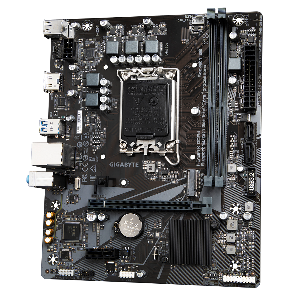 Gigabyte H610M K DDR4 2DDR4 LGA1700