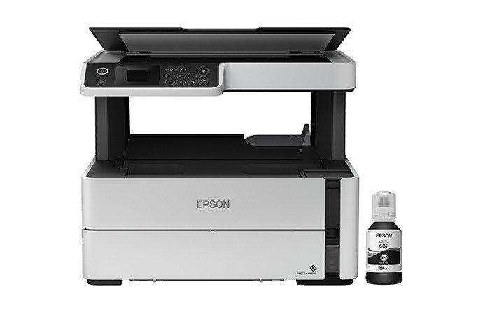 EPSON EcoTank ET-M2170 Monochrome All-in-One Supertank Printer | A4 | Ink | 9 ppm | LAN | Wi-Fi