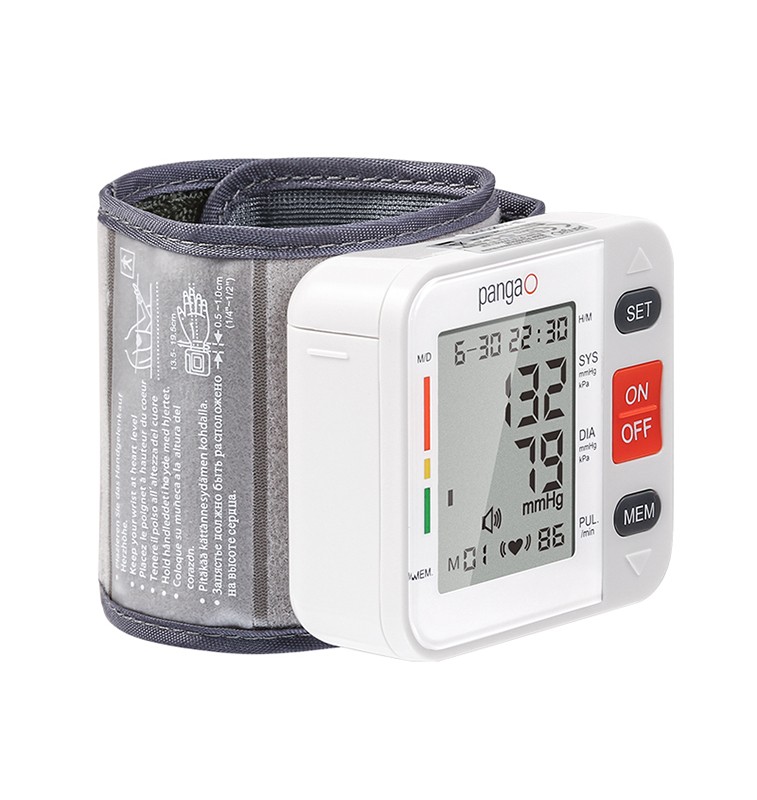 PangaO PG-800A36 Wrist blood Pessure Monitor (without battery, Only with Russian voice)