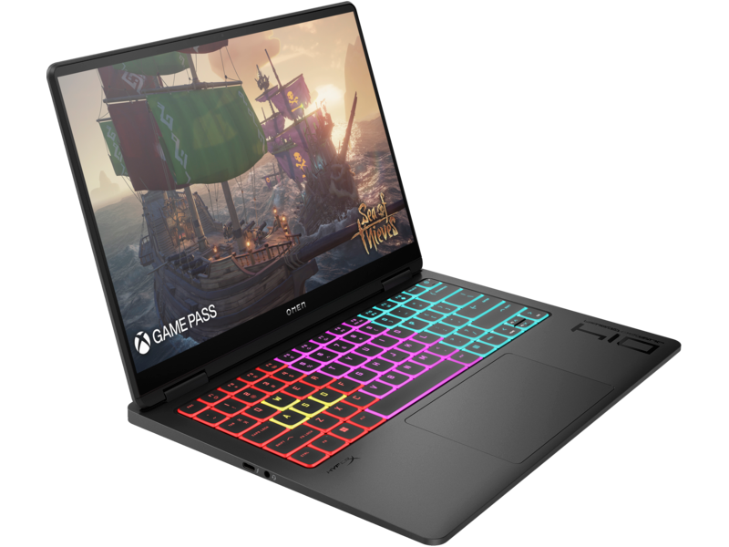HP OMEN Clamshell | Voco 24C1 | Ultra 7-155H | 16GB 7467 LPDDR5X on-board | 512GB PCIe Gen4 Performance | NVIDIA GeForce RTX 4050 6GB VRAM | 14.0 2.8K (2880x1800) OLED Brightview Low Blue Light 400 nits VRR 48-120Hz | OST FreeDOS 3.0 B84VQEA