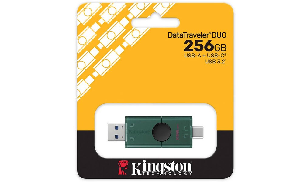 Kingston  DataTraveler® Duo - USB Type-A and Type-C - Flash Drive 256GB
