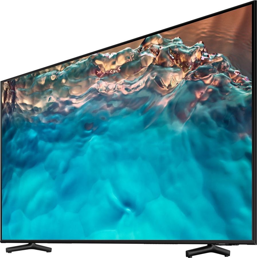 Samsung (Promo) TV 85" (216cm) | UE85BU8000UXCE (2022) | Black | UHD 3840×2160 | HDR 10+ | HDMI x3 | USB x2 | Ethernet (RJ-45) | Bluetooth 4.2 | Wi-Fi