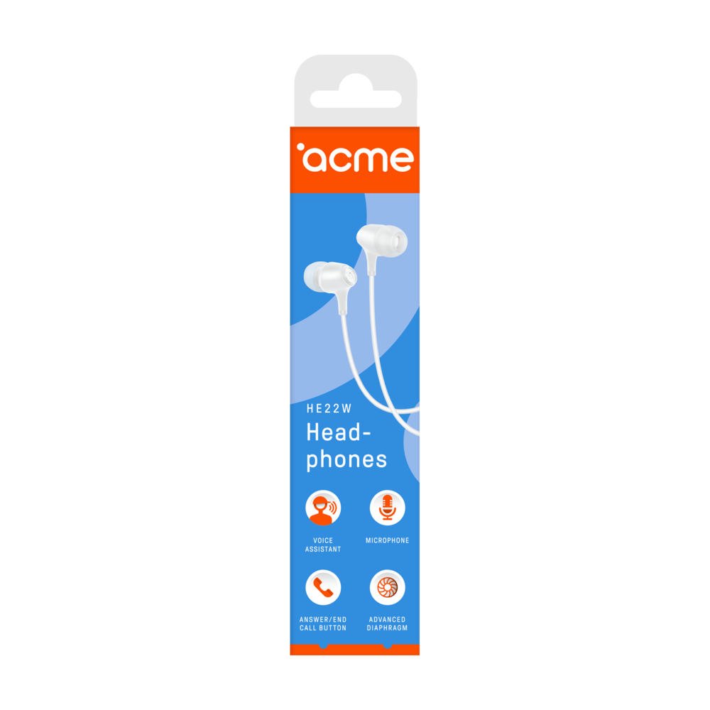Acme HE22W Earphones With Mic