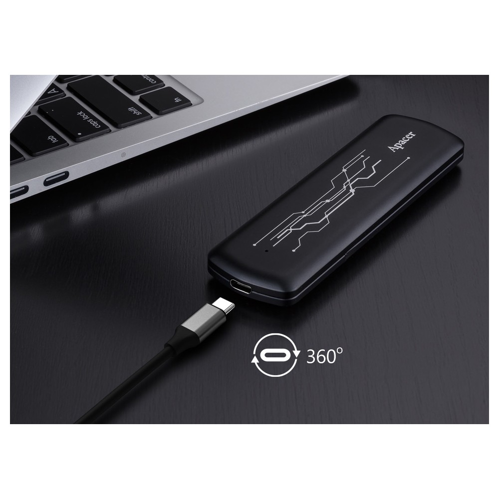 Apacer USB 3.2 Gen 2 Portable SSD AS722 1TB AP1TBAS722B-1