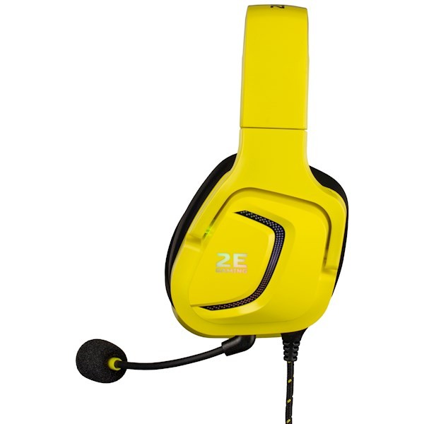 2E GAMING Headset HG340 RGB 3.5mm Yellow 2E-HG340YW