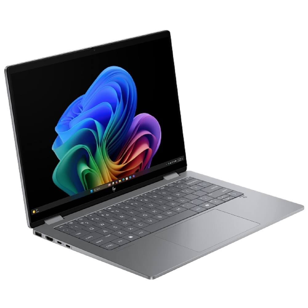 HP OmniBook X Flip NG AI PC x360 | Cadet 25C1 | Ultra 7-256V (8C) 47 NPU TOPs | 16GB LPDDR5X 8533 on-board | 512GB PCIe Gen4 Value | Intel Arc 140V GPU | Touch/14.0 2K (1920x1200) OLED Brightview Low Blue Light 300 nits | OST W11H D0YL9EA