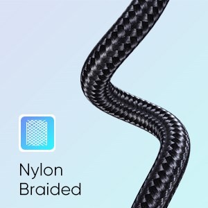 Ugreen 60128 USB 2.0 A to USB-C Cable Nickel Plating Aluminum Braid 2m (Black)