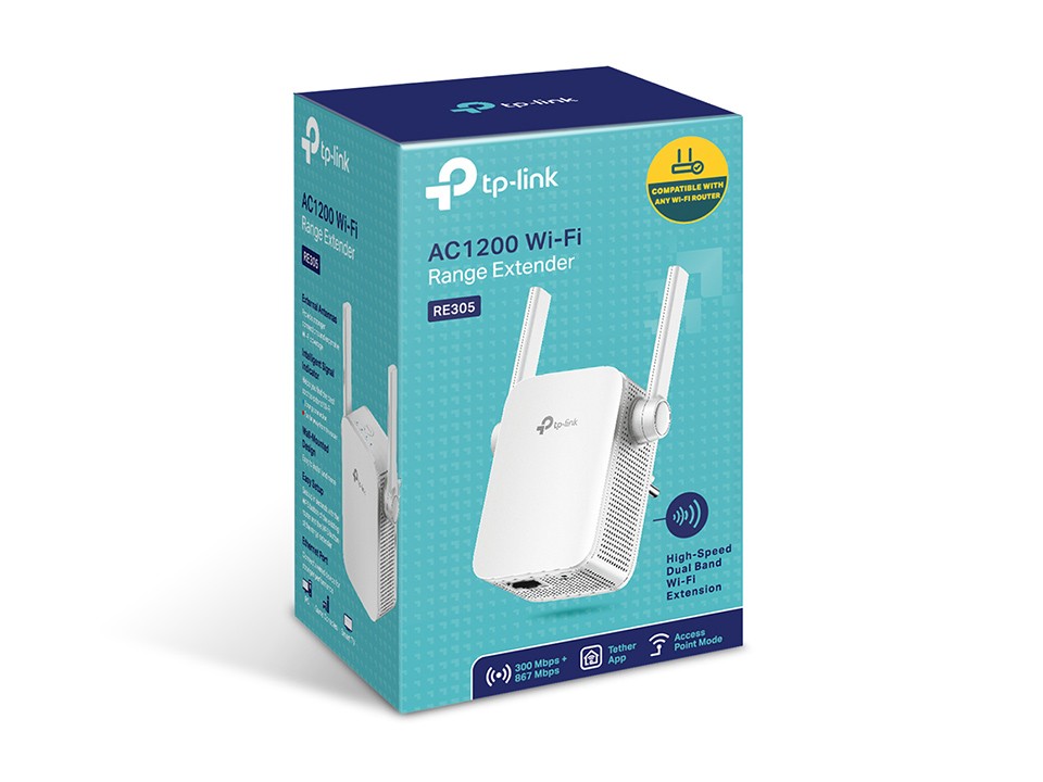 TP-Link, RE305 AC1200 Wi-Fi Range Extender