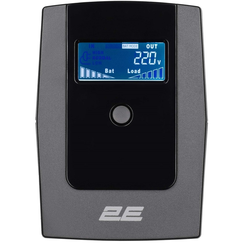 2E DD850, 850VA/480W, LCD, USB, 2xSchuko 2E-DD850